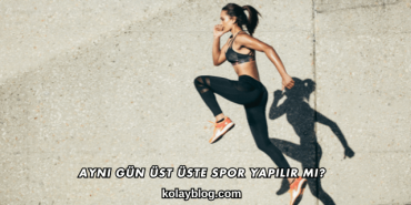 Aynı Gün Üst Üste Spor Yapılır mı?
